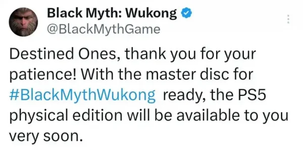 黑神话实体光盘官宣！优化何时做好？