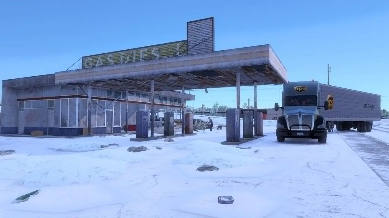 《美国卡车模拟器》驾驶我们的大卡车，到美国各地耀武扬威去
