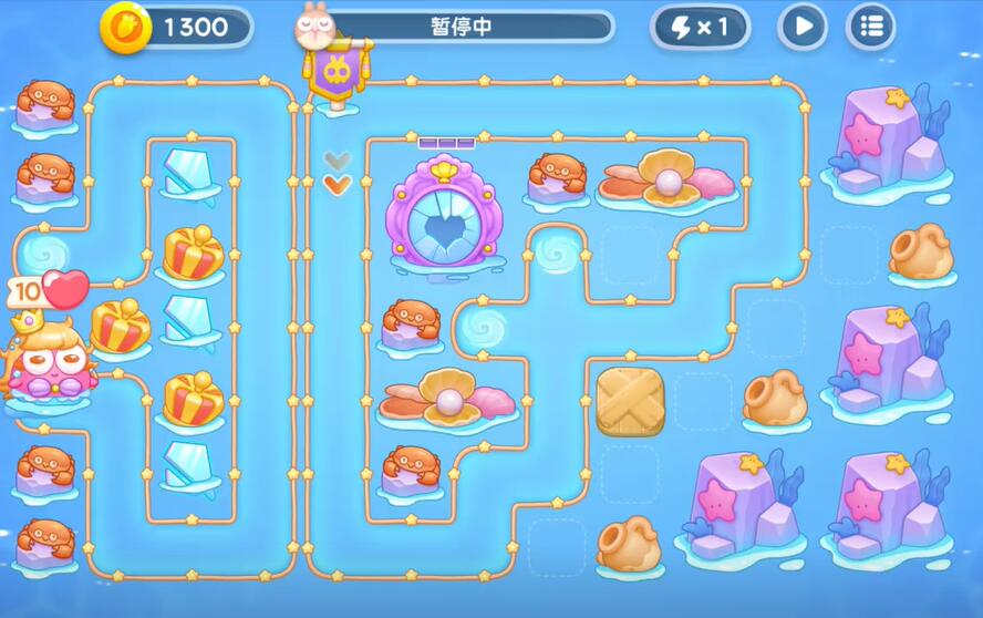 保卫萝卜4海的闺女第44关攻略