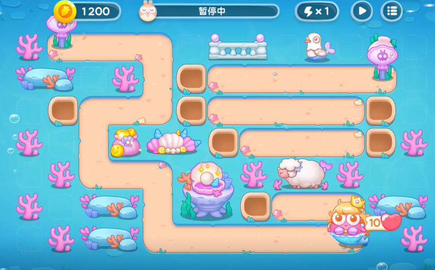 保卫萝卜4海的闺女第49关攻略