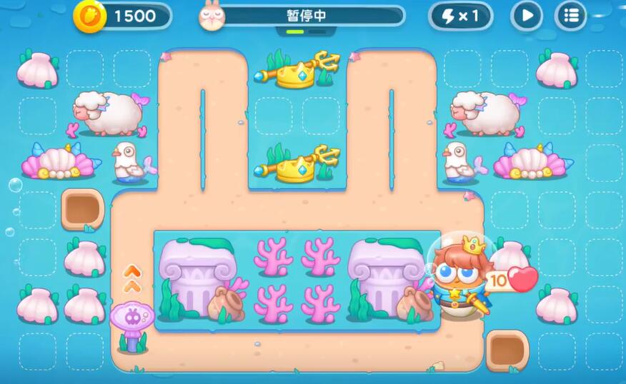 保卫萝卜4海的闺女第66关攻略