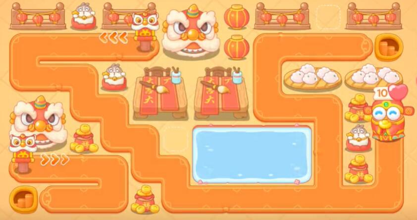 保卫萝卜4福神大作战第4关攻略