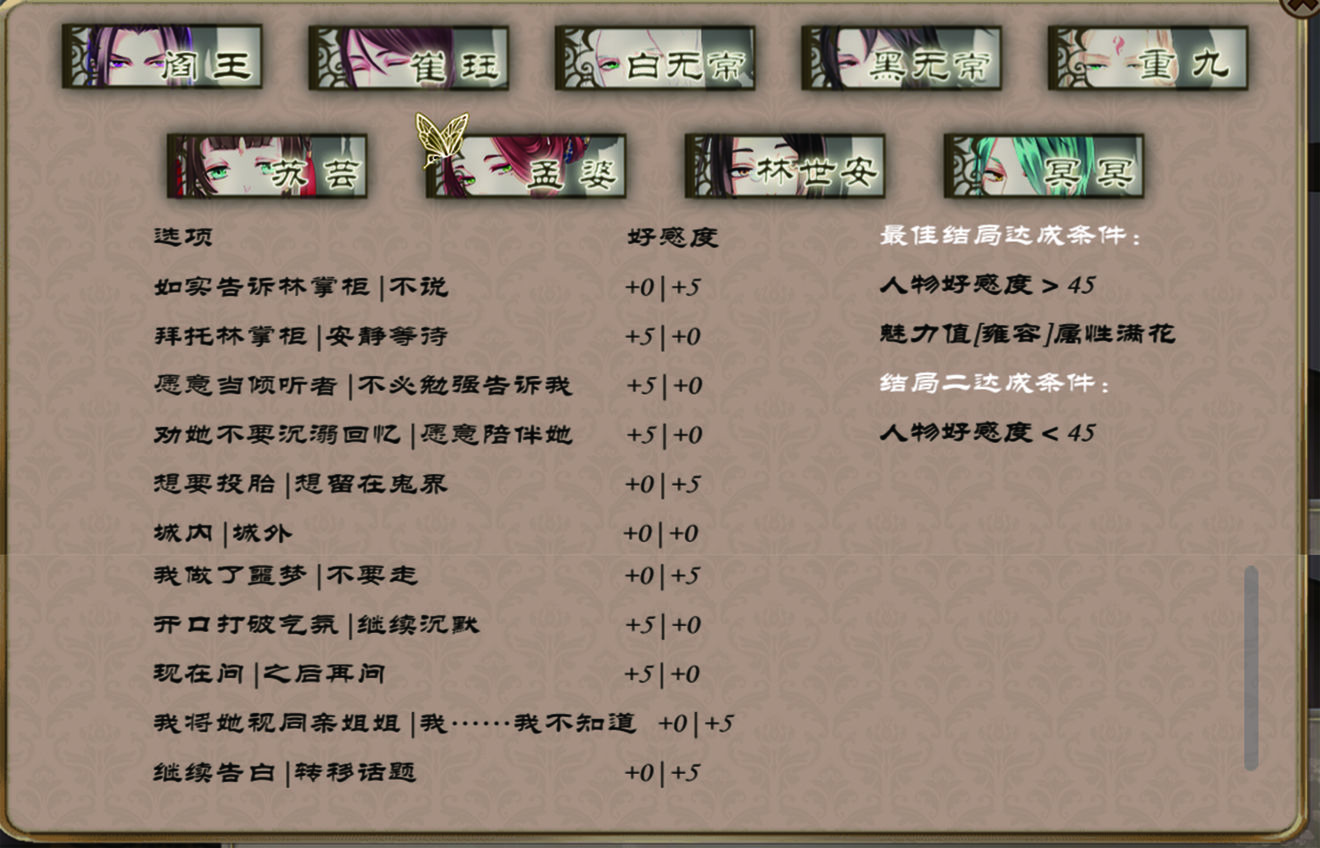 梦浮灯孟婆​攻略