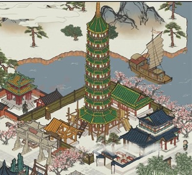 江南百景图琉璃宝塔外观介绍