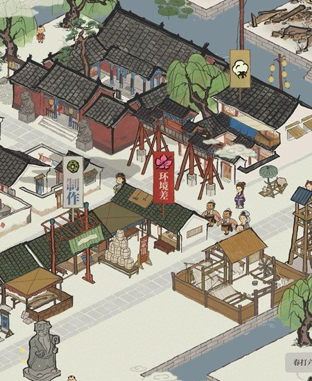 江南百景图环境影响机制说明