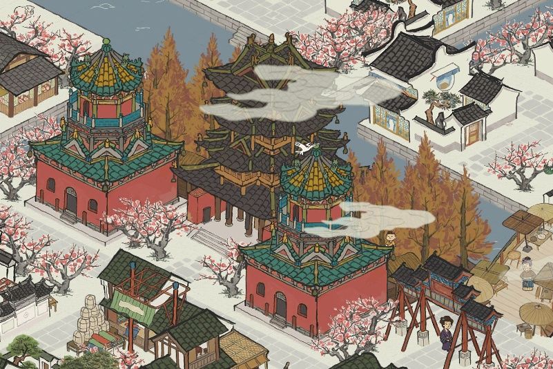 江南百景图桃花村严大人位置攻略
