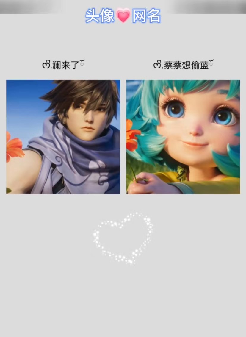 王者荣耀蔡文姬澜情侣头像大全