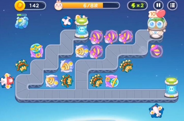 保卫萝卜4太空穿越第51关攻略
