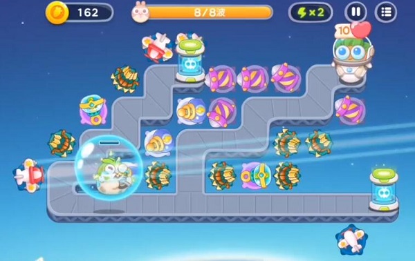 保卫萝卜4太空穿越第51关攻略