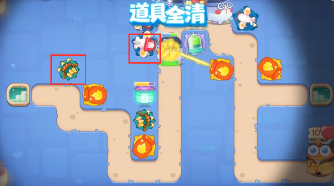 保卫萝卜4阿波道长第9关攻略