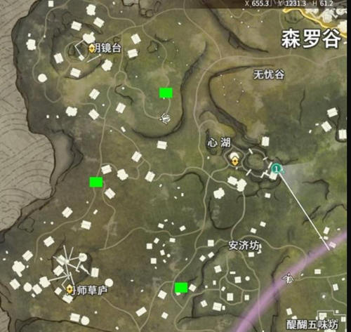 永劫无间许愿井地图位置