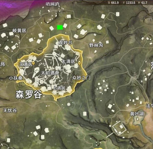 永劫无间许愿井地图位置