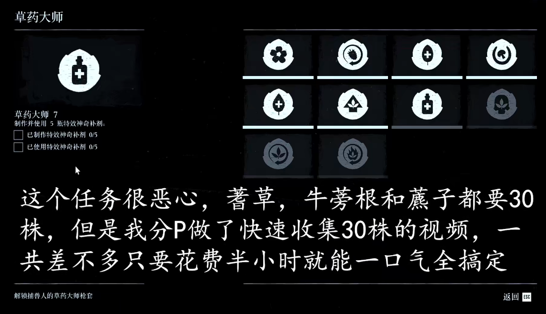 荒野大镖客2草药大师挑战7攻略