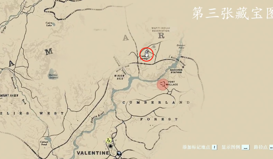 荒野大镖客2全杰克霍尔帮藏宝图位置
