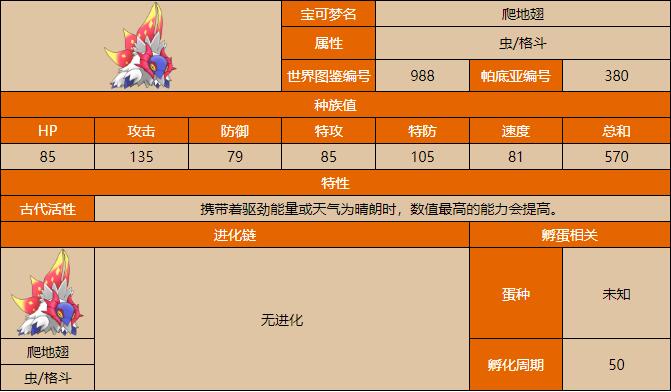 宝可梦朱紫爬地翅配招攻略