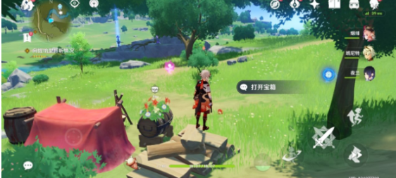 原神风起地附近的红色帐篷在哪