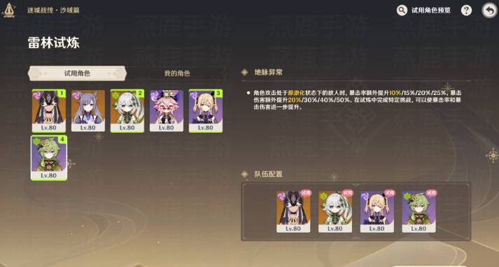 原神迷城战线沙域篇第一天攻略