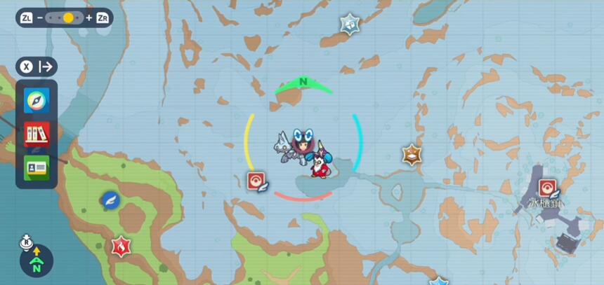 宝可梦朱紫霜抹山训练家位置攻略
