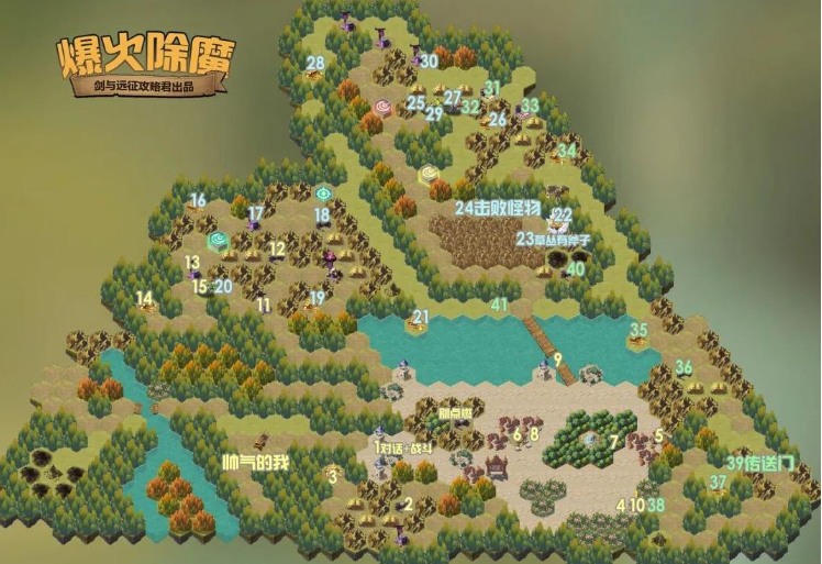 剑与远征爆火除魔奇境通关路线图