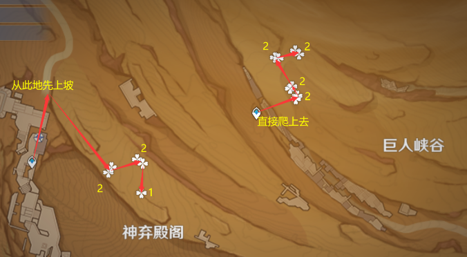 原神沙脂蛹采集路线