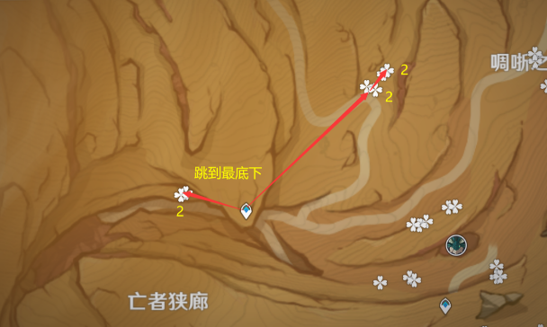 原神沙脂蛹采集路线