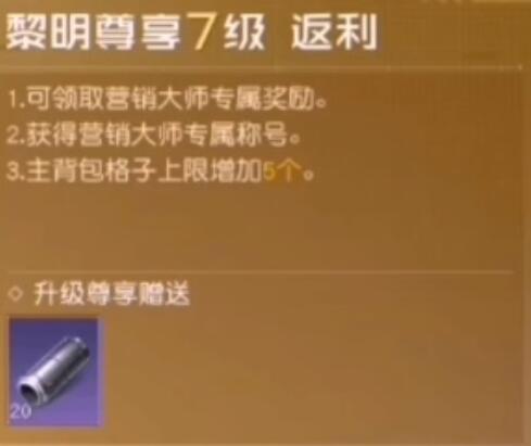 黎明觉醒vip等级划分表