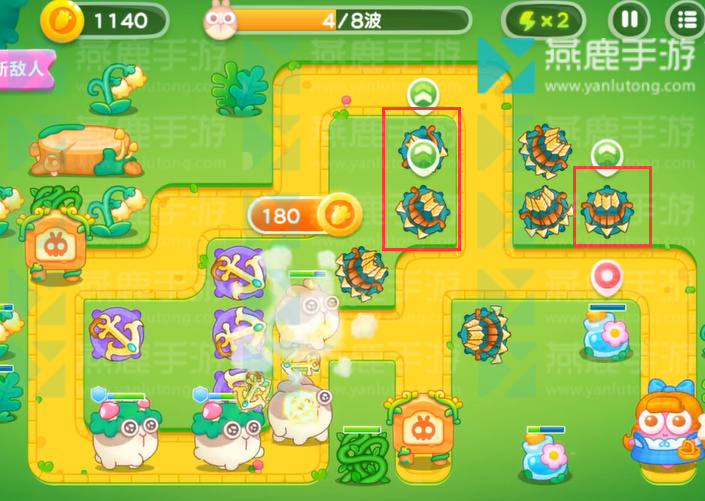 保卫萝卜4绿野奇缘第11关攻略