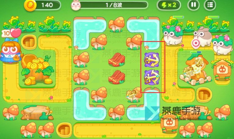 保卫萝卜4绿野奇缘第28关攻略