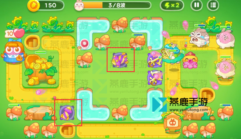 保卫萝卜4绿野奇缘第28关攻略