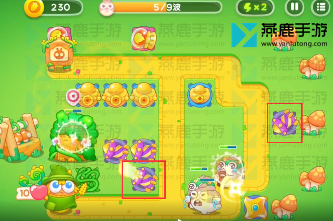 保卫萝卜4绿野奇缘第39关攻略