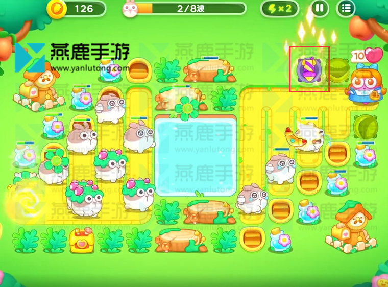 保卫萝卜4绿野奇缘第44关攻略