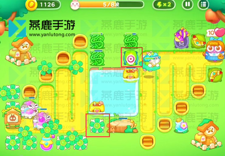 保卫萝卜4绿野奇缘第44关攻略
