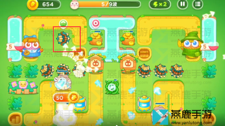 保卫萝卜4绿野奇缘第47关攻略