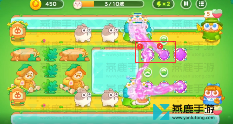 保卫萝卜4绿野奇缘第49关攻略