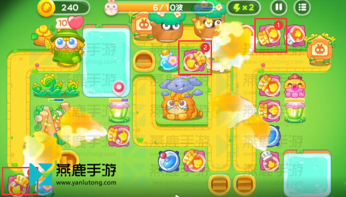 保卫萝卜4绿野奇缘第50关攻略