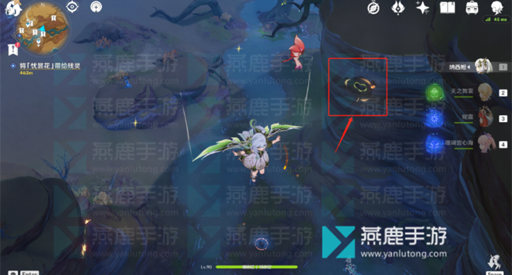 原神忧昙花位置一览