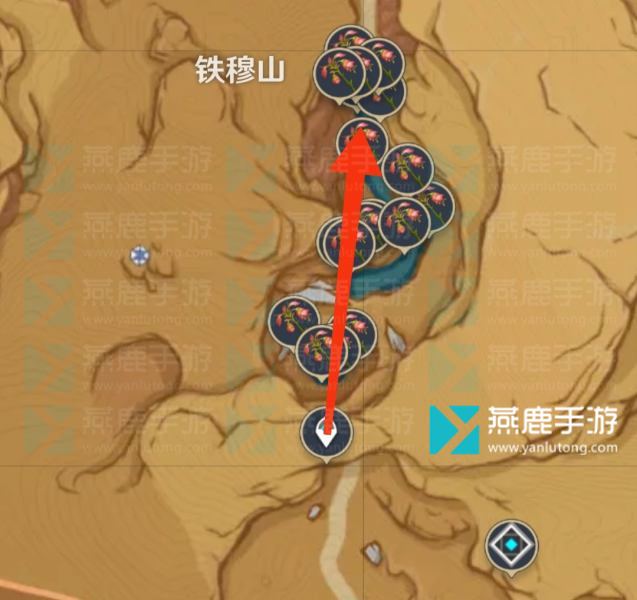 原神悼灵花采集路线图