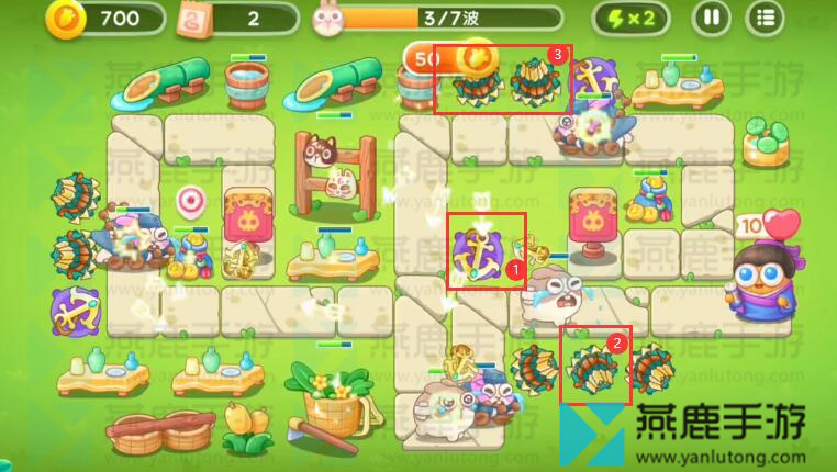 保卫萝卜4夏日垂钓第2关攻略