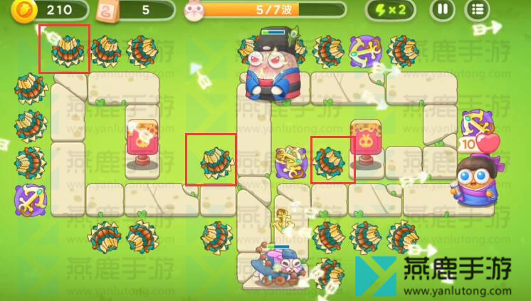 保卫萝卜4夏日垂钓第2关攻略
