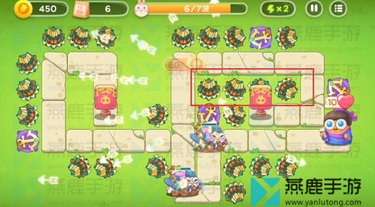 保卫萝卜4夏日垂钓第2关攻略