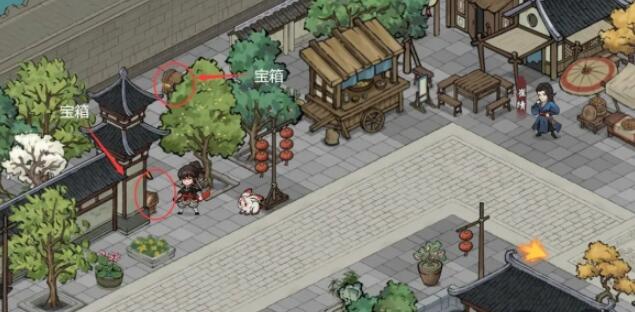方寸对决洛城宝箱位置