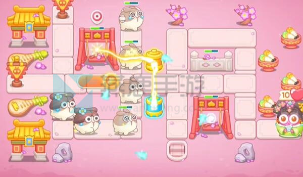 保卫萝卜4秋妃传第17关攻略