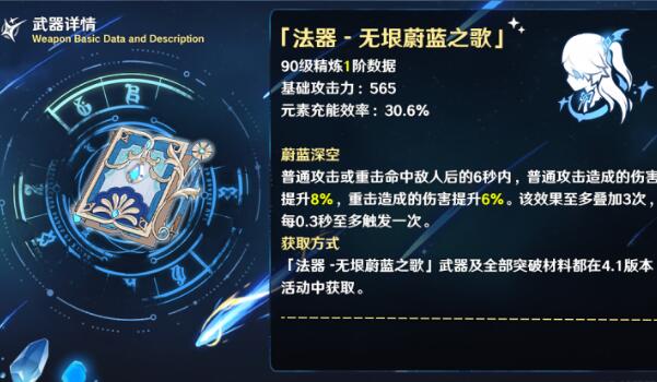 原神无垠蔚蓝之歌适合什么角色