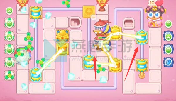保卫萝卜4秋妃传第57关攻略