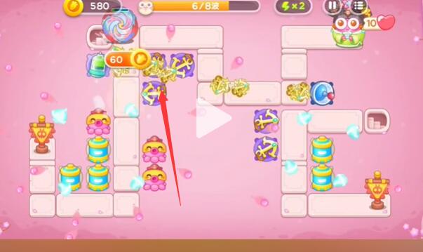 保卫萝卜4秋妃传第65关攻略