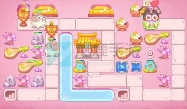 保卫萝卜4秋妃传第83关攻略