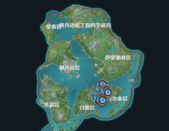原神初露之源采集路线