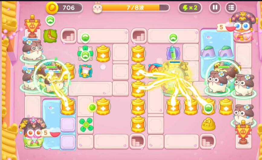 保卫萝卜4秋妃传第108关攻略