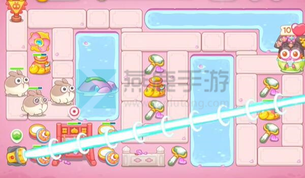 保卫萝卜4秋妃传第114关攻略