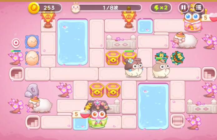 保卫萝卜4秋妃传第109关攻略